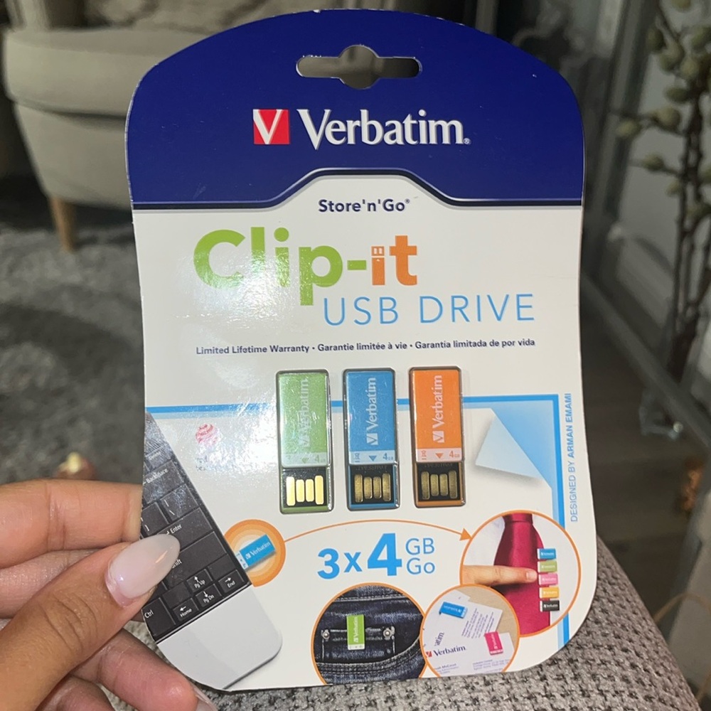 Verbatim USB Drive 3 Pack 4GB